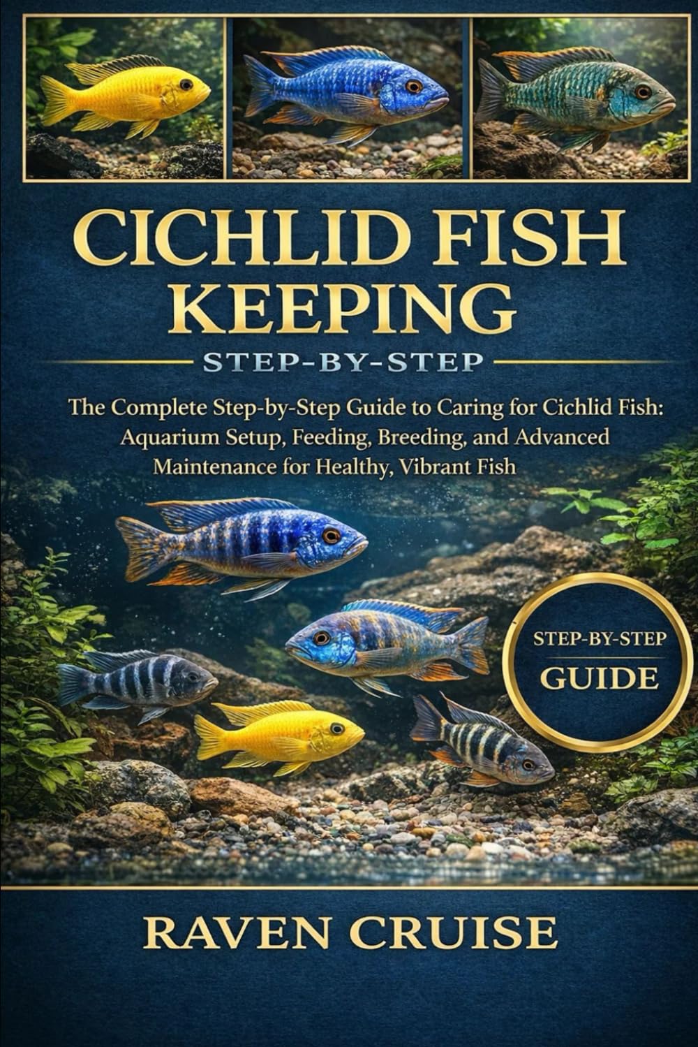 CICHLID FISH KEEPING STEP-BY-STEP: The Complete Step-by-Step Guide to Caring for Cichlid Fish: Aquarium Setup, Feeding, Breeding, and Advanced Maintenance for Healthy, Vibrant Fish.