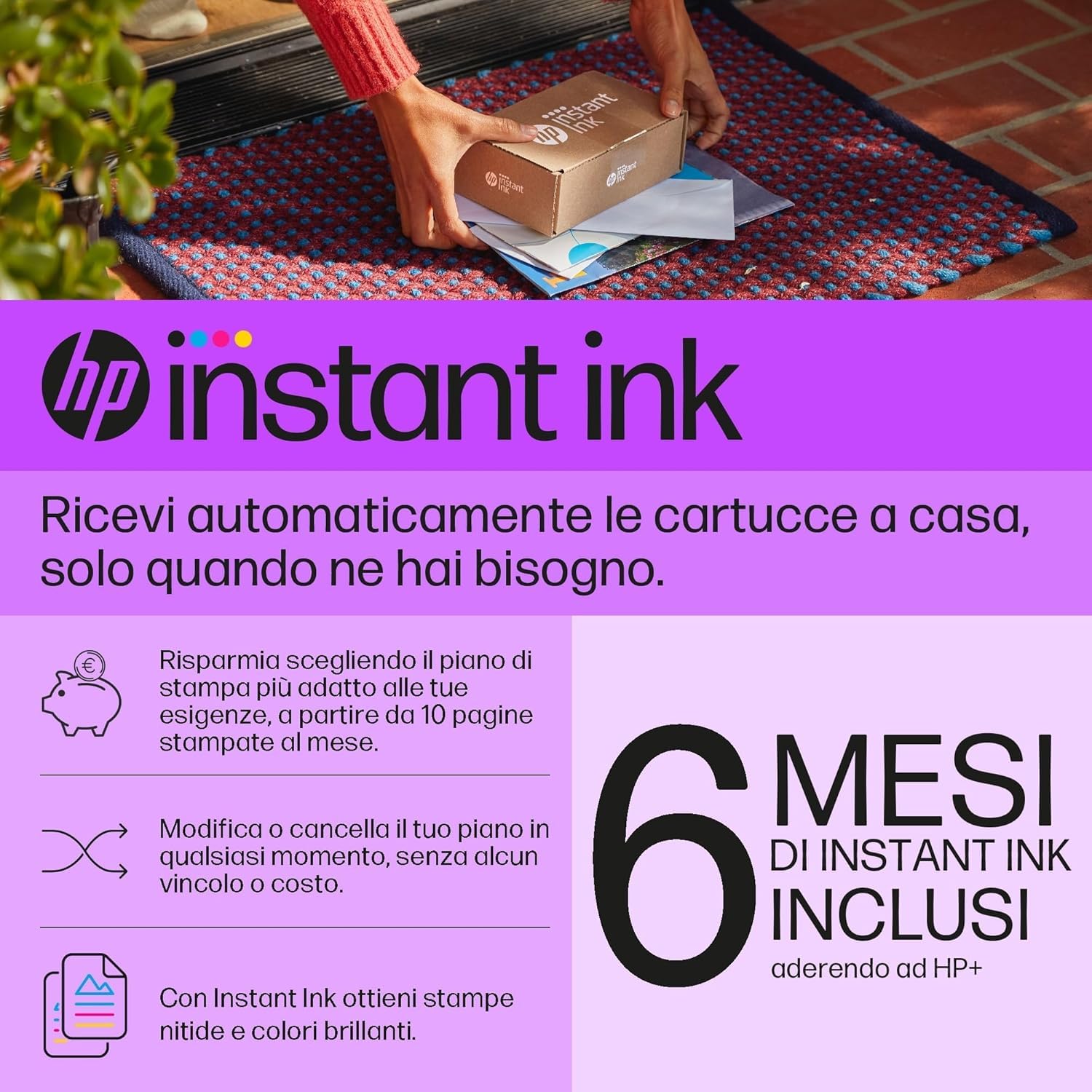 HP OfficeJet Pro 9135e 404M6B, Stampante Multifunzione a Getto d'Inchiostro A4 a Colori, Fronte e Retro Automatico, 25 ppm, Wi-Fi, 3 Mesi di Inchiostro Instant Ink Inclusi, Grigia