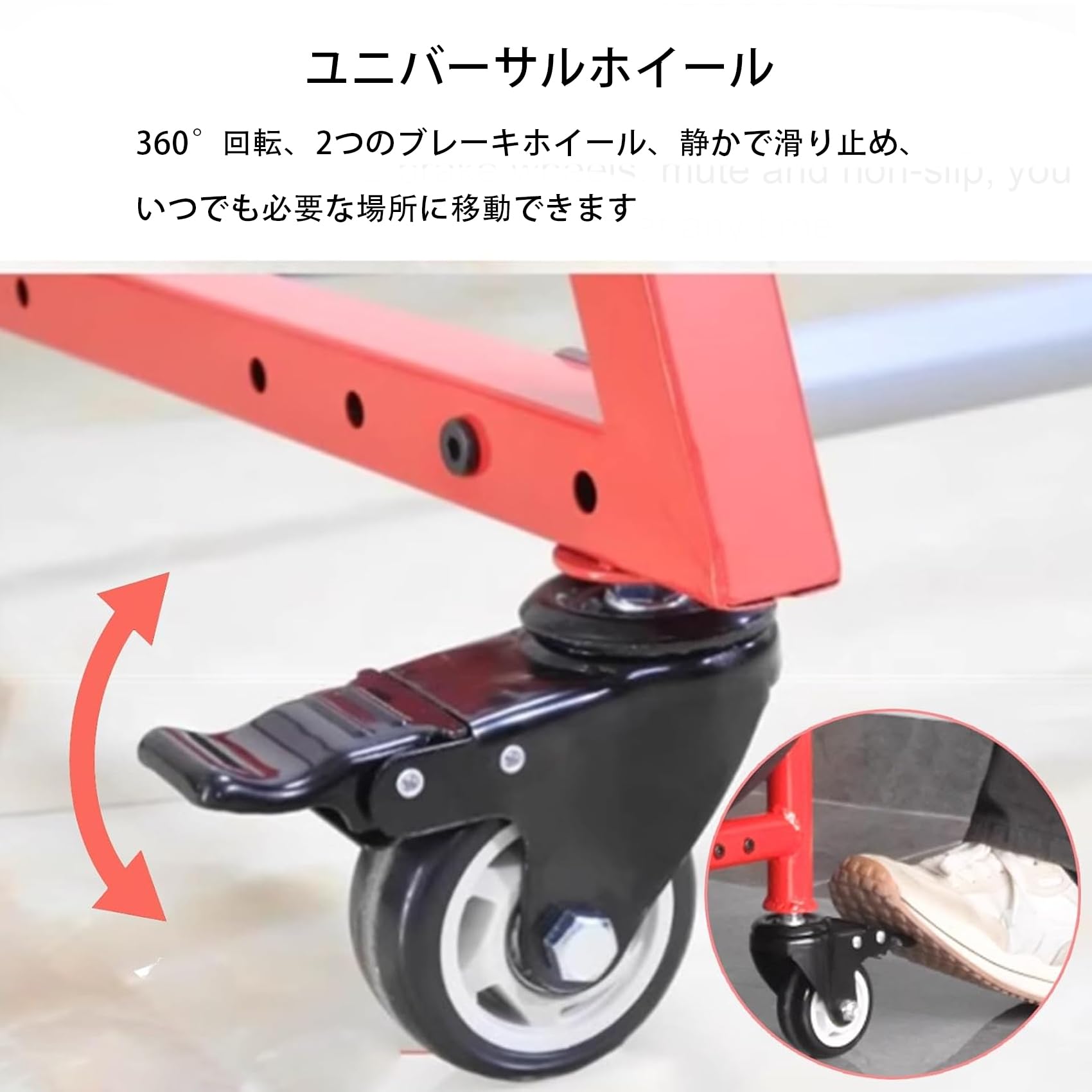Amazon.co.jp: Vrapnudc タイヤラック キャスター付き タイヤスタンド 