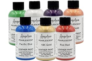 Angelus Leather Paint Starter Kit: Unleash Your Creativity with Pearlescent Finishes