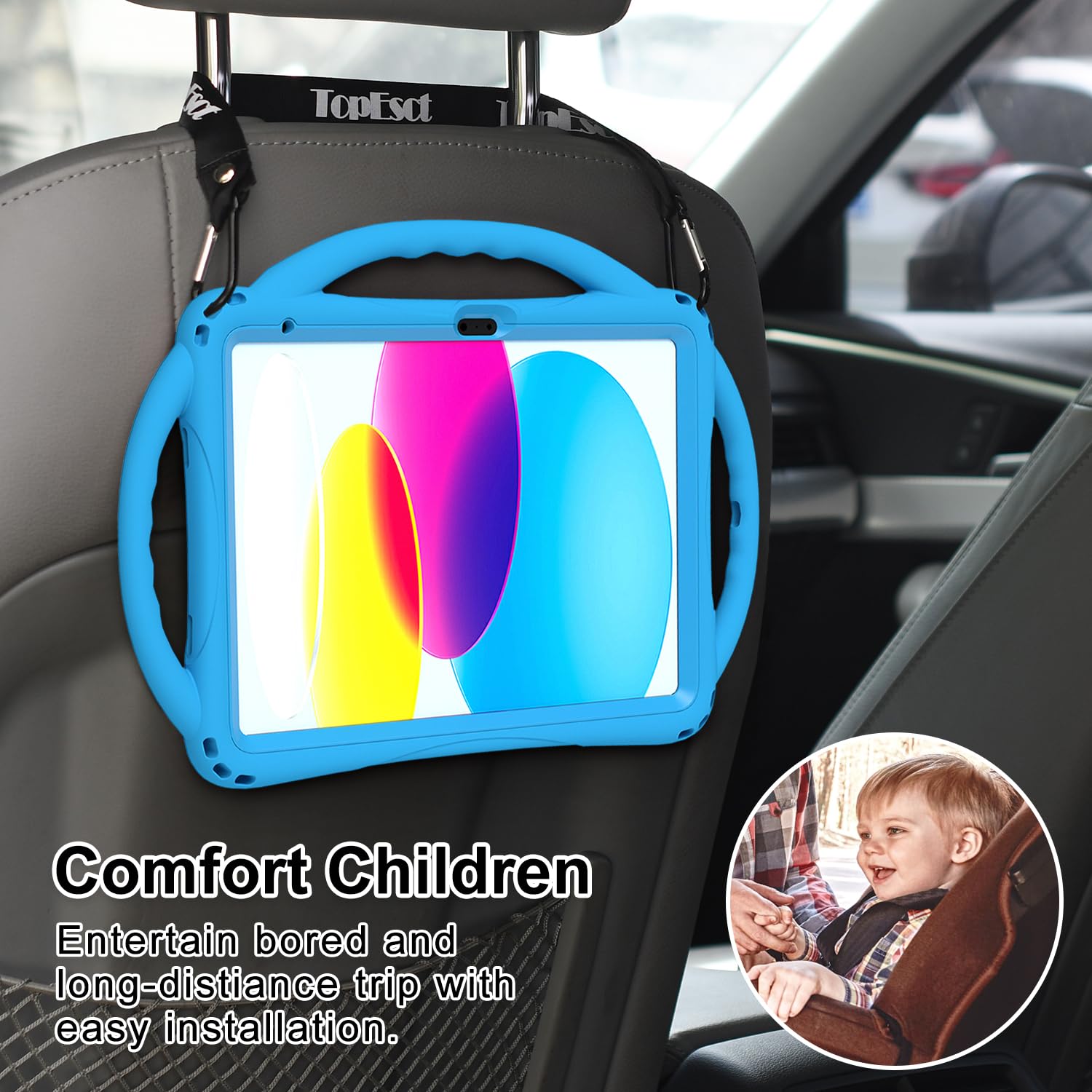 Custodia IPad Per Bambini – Antiurto Con Supporto E Porta Penna, Compatibile 10.9/11/10.2/8.3
