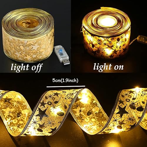 Miniatura 8 de GIHOO Guirnalda de luces de mariposa de 9.8 pies, luces LED transparentes de mariposa para dormitorio, interior, boda, baby shower, primavera,