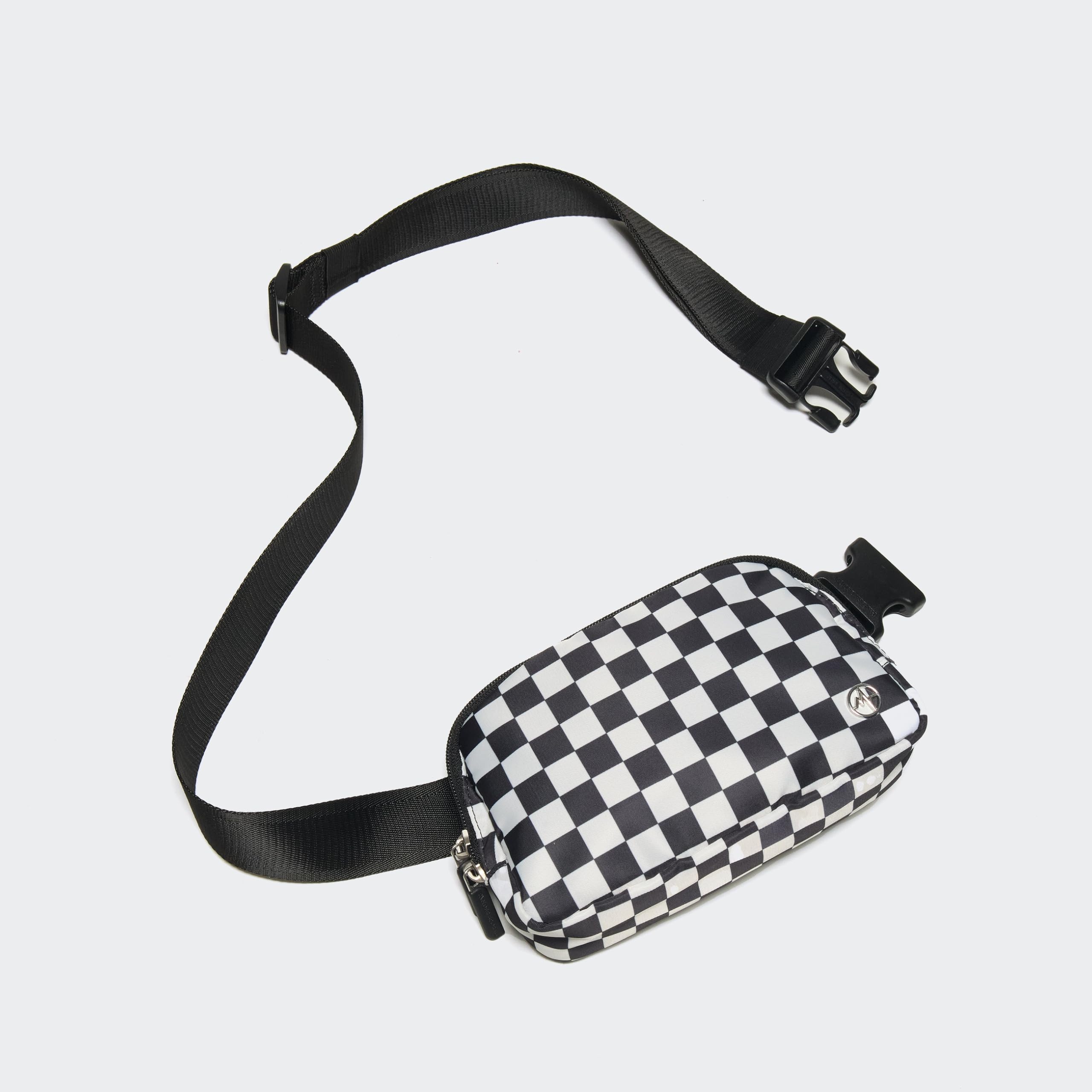 Pander Nylon Fanny Pack for Women, Two-Way Zipper Crossbody Bag view 2