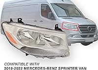 Vista 2 de Auto Parts Avenue APA - Luz de cabeza de repuesto para 2019 2020 2021 2022 19 20 20 21 22 M-Benz Sprinter Cargo Van Pasajero lado derecho MB2503259