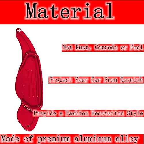 Miniatura 10 de Yoursme Extensión de transferencia de palanca de cambios para volante para Audi A3 A4 Q7 S3 (2017-2019), A5 Q5 S4 S5 SQ5 (2018-2019), Q8 2019, TT