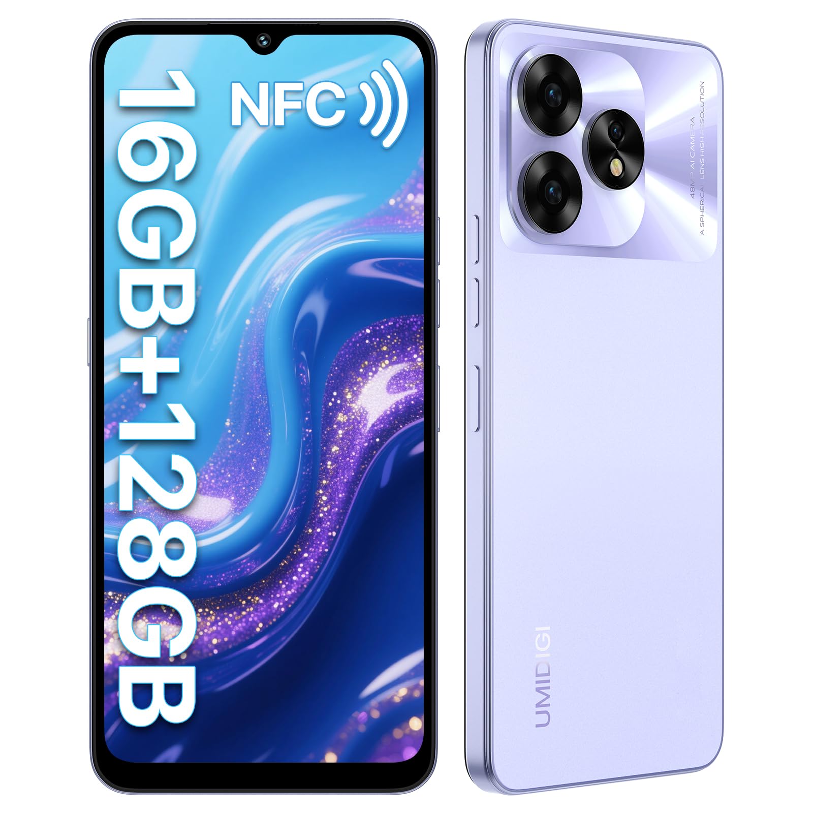 UMIDIGI A15C (8+8GB RAM+128GB ROM) Android NFC Unlocked Cell Phone