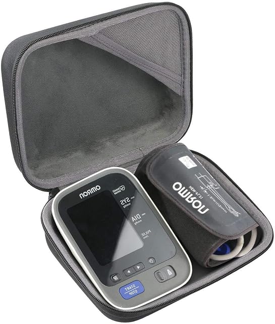 Pour Omron 10 Series Wireless Upper Arm Blood Pressure Monitor s'adapte à une large portée ComFit Cuff (BP786) Boîte de sac à dos d'oragniseur de stockage par co2CREA