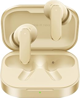 realme Buds Air 8 Kabellose Bluetooth-Kopfhörer, KI-Übersetzung, Touch-Steuerung, 58H Akkulaufzeit, Geräuschunterdrückung, Type-C, IP55 Wasser- und Staubschutz, Bluetooth 5.4, Gold