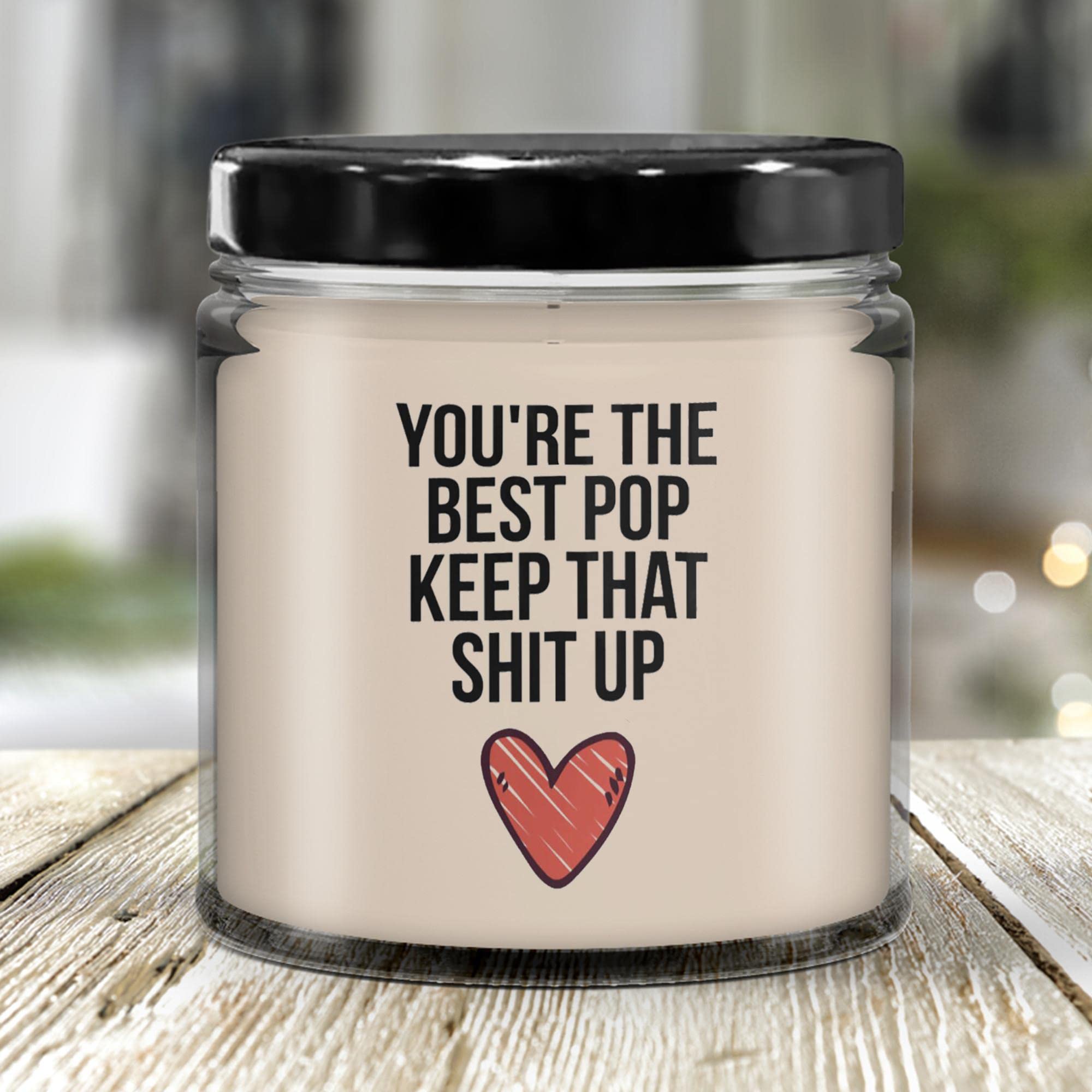 LaPomme Pop Candle, Pop Gift, Gift for Pop, Pregnancy Reveal, Pop, Pop Birthday Gift, Funny Pop Gift, Funny Pop Candle, Vanilla Candle 9oz