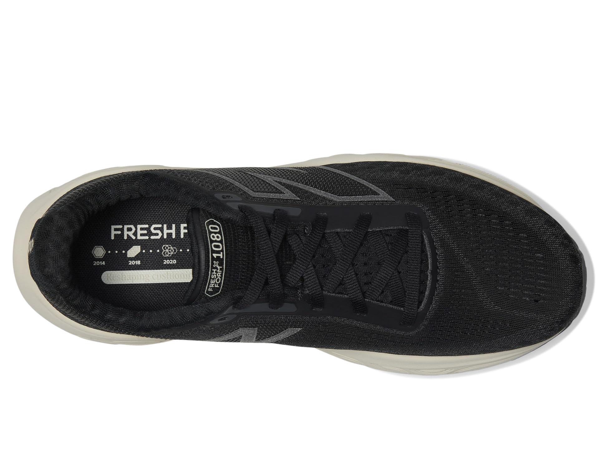 New Balance Fresh Foam X 1080 V14 - Tenis de Correr para Mujer, Negro/Phantom/Sal Marina., 39 EU