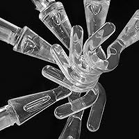 Vista 7 de DOITOOL 6 piezas de herramientas para la punta de la vara inclinable de la ventana, accesorios horizontales blancos, ganchos de cortina