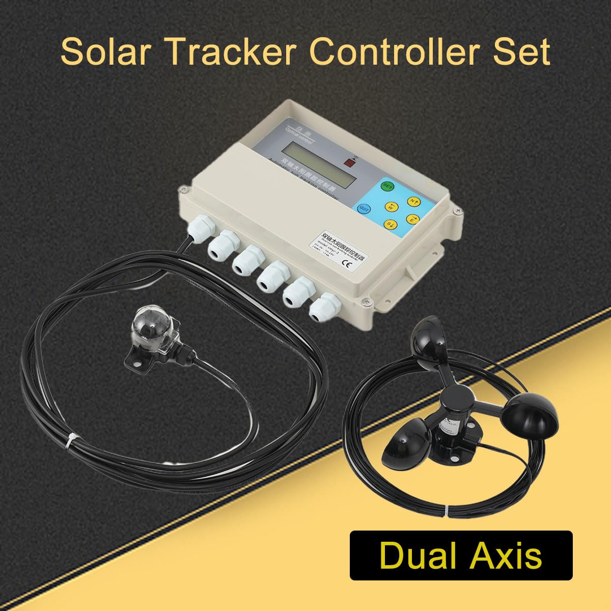 ContrôLeur à Double Solar Tracker SystèMe de Suivi Automatique Solaire Suivi de Plate- à DegréS de Liberté Tracker pour PV Solar Panel System,Automatique de la Plateforme du Contrôleur
