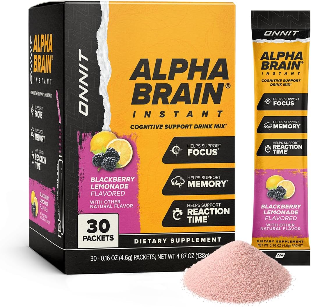 Alpha Brain Instant - BlackBerry Lemonade (30ct Box)
