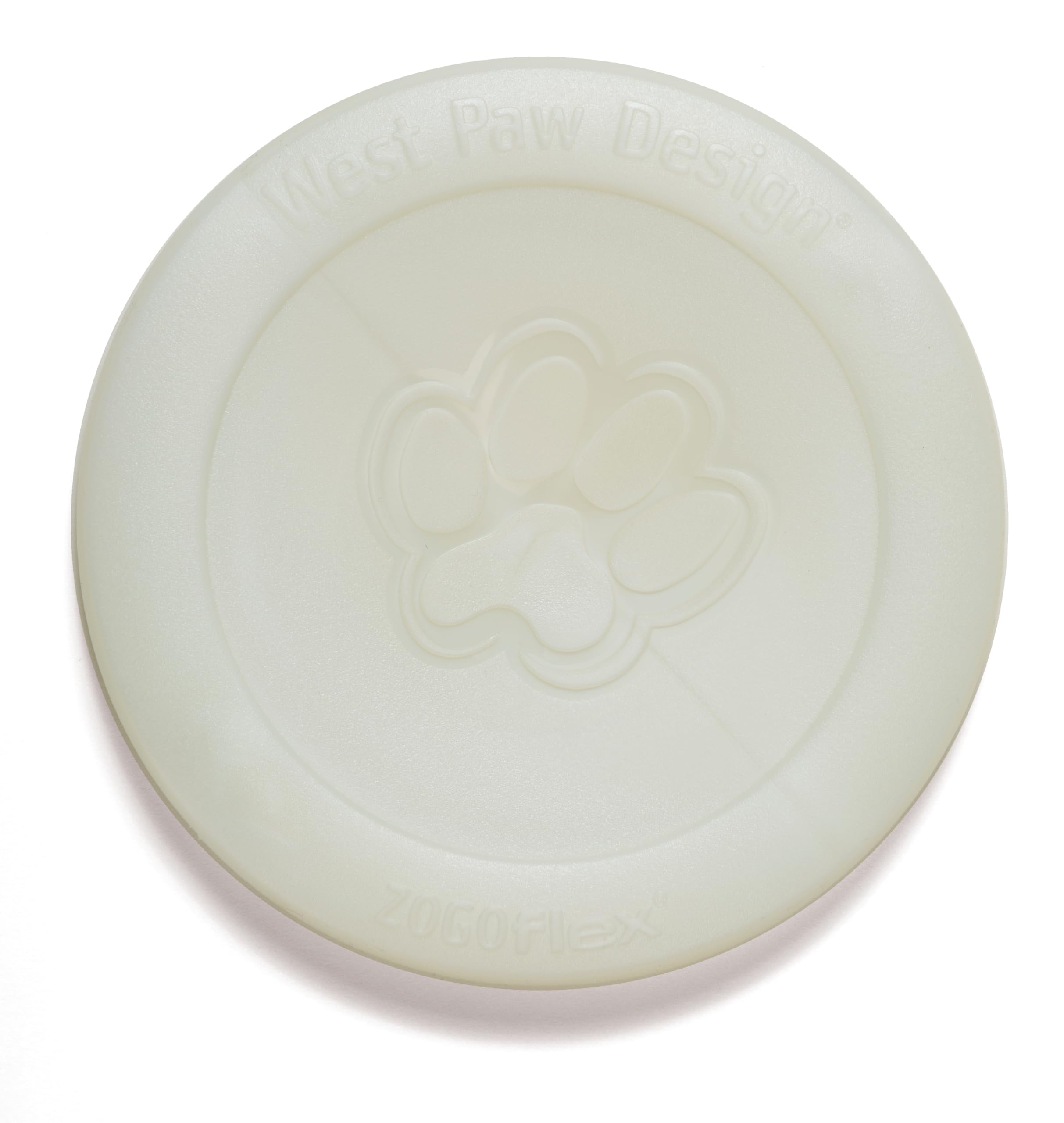 Jouet pour chien Zogoflex Zisc taille S phosphorescent et flexible