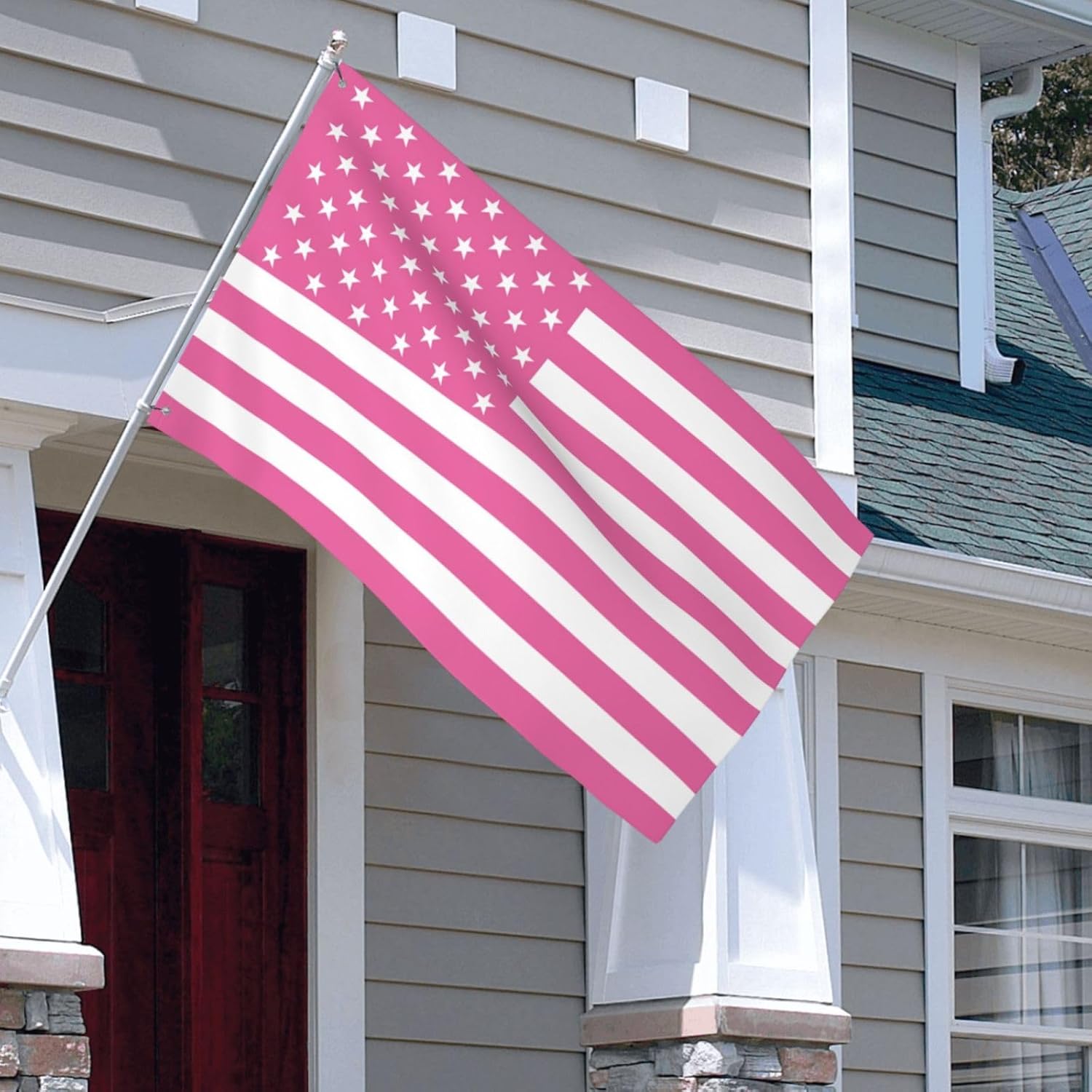 Custom Flag 3x5 Ft, Personalized Pink Flags Customized Indoor Outdoor Flags Add Your Photo/Text/Logo Living Rooms Bedrooms Decoration - Image 4