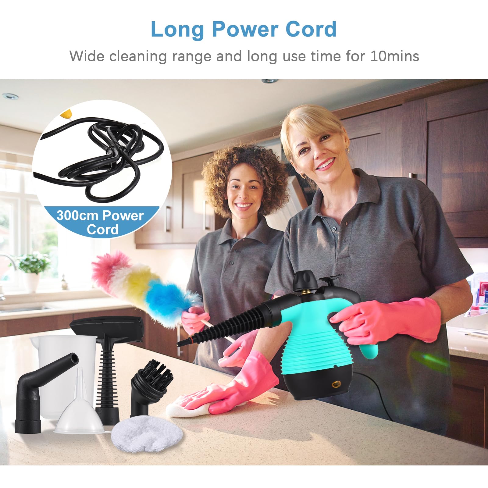 Pulitore A Vapore Waitbird Multiuso - 21 Accessori Per Casa E Auto - Foto 4