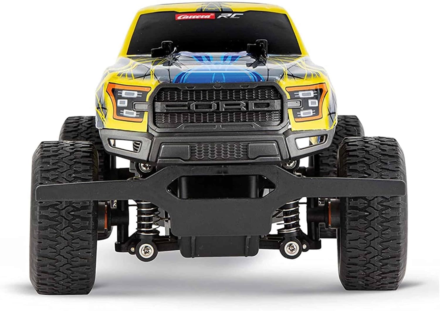 Carrera 370182020 Carrera RC Ford F-150 Raptor zdalnie sterowana ciężarówka autentyczność dzięki oryginalnej licencji i lekkiej, wydajnej konstrukcji wytrzymała konstrukcja