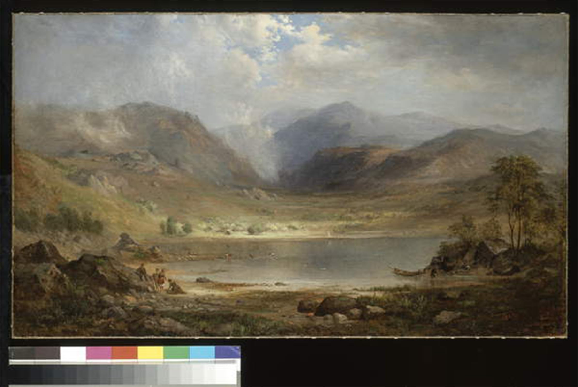 Tableaux Posters Impression Toile Loch Long de Robert Duncanson Déco Maison 60x90cm