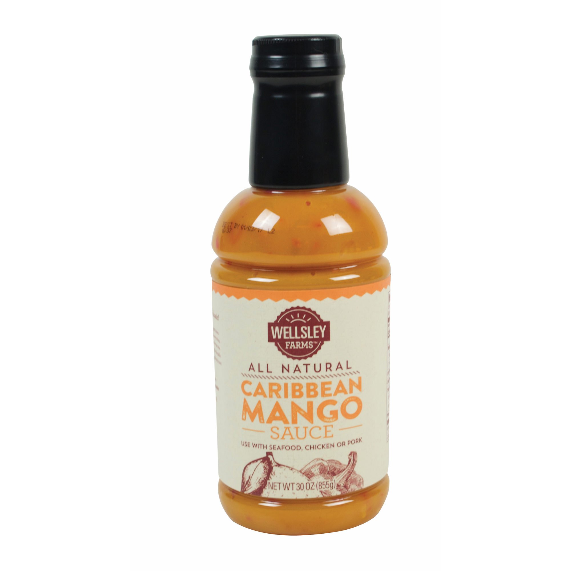Buy Wellsley Farms Glutenfree Caribbean Mango Gourmet Glazes Sauce, 30