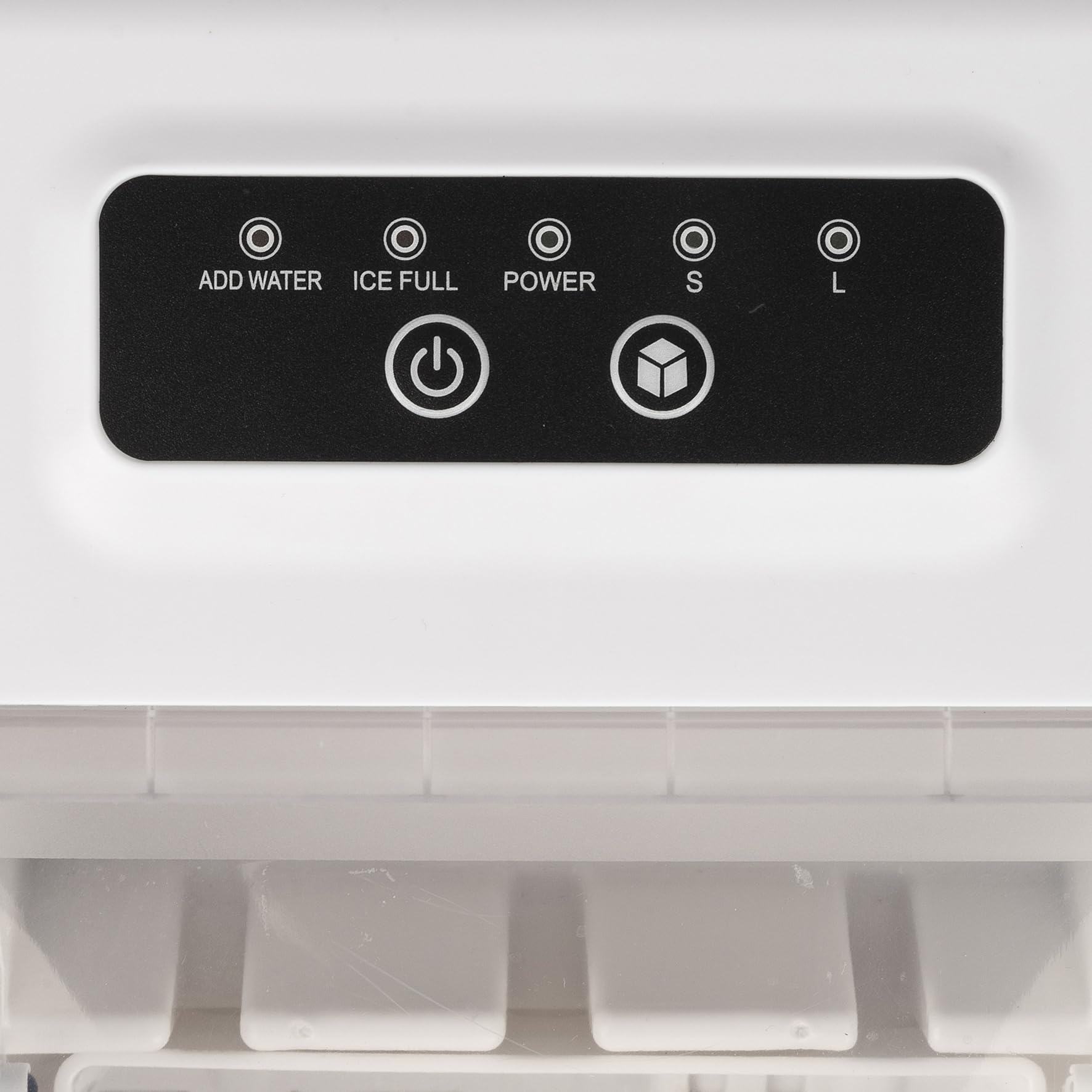 Girmi GH74 Fabbricatore di Ghiaccio,1100 cubetti x 24h, Spegnimento automatico, Accessori inclusi, Bianco