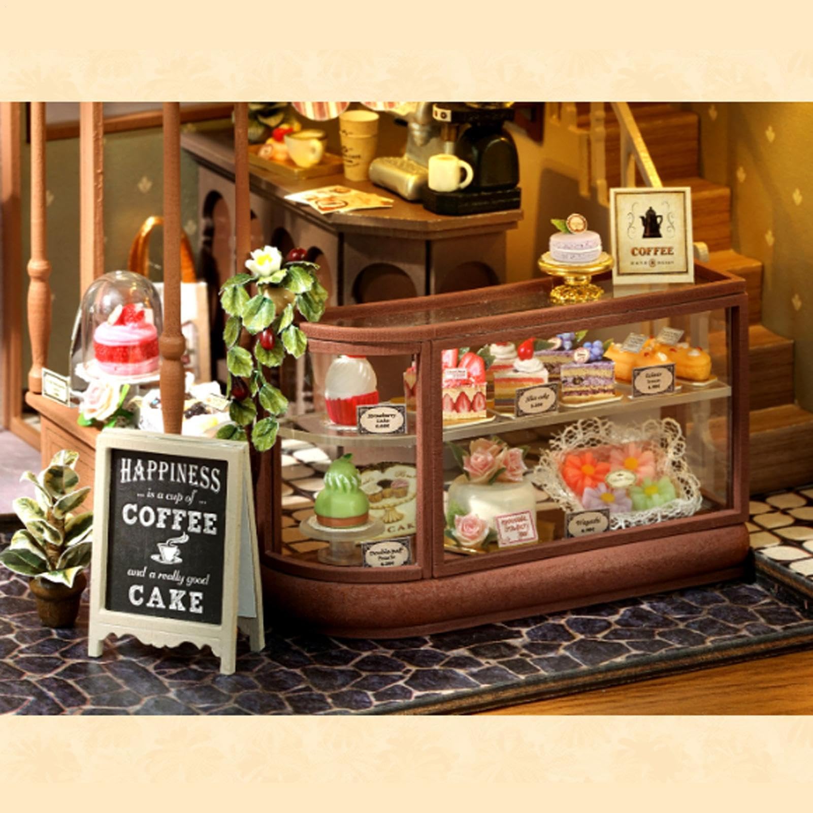Kit Casa Miniatura Giocattoli Artigianali Legno Attività Genitore-Bambino | Kit Casa Miniatura Artigianale 3D in Legno Attività di Genitore-Figlio, Decorazione Casa, per Bambini e Famiglia