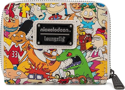 Loungefly Nickelodeon Nick Rewind Gang Zip Around Wallet
