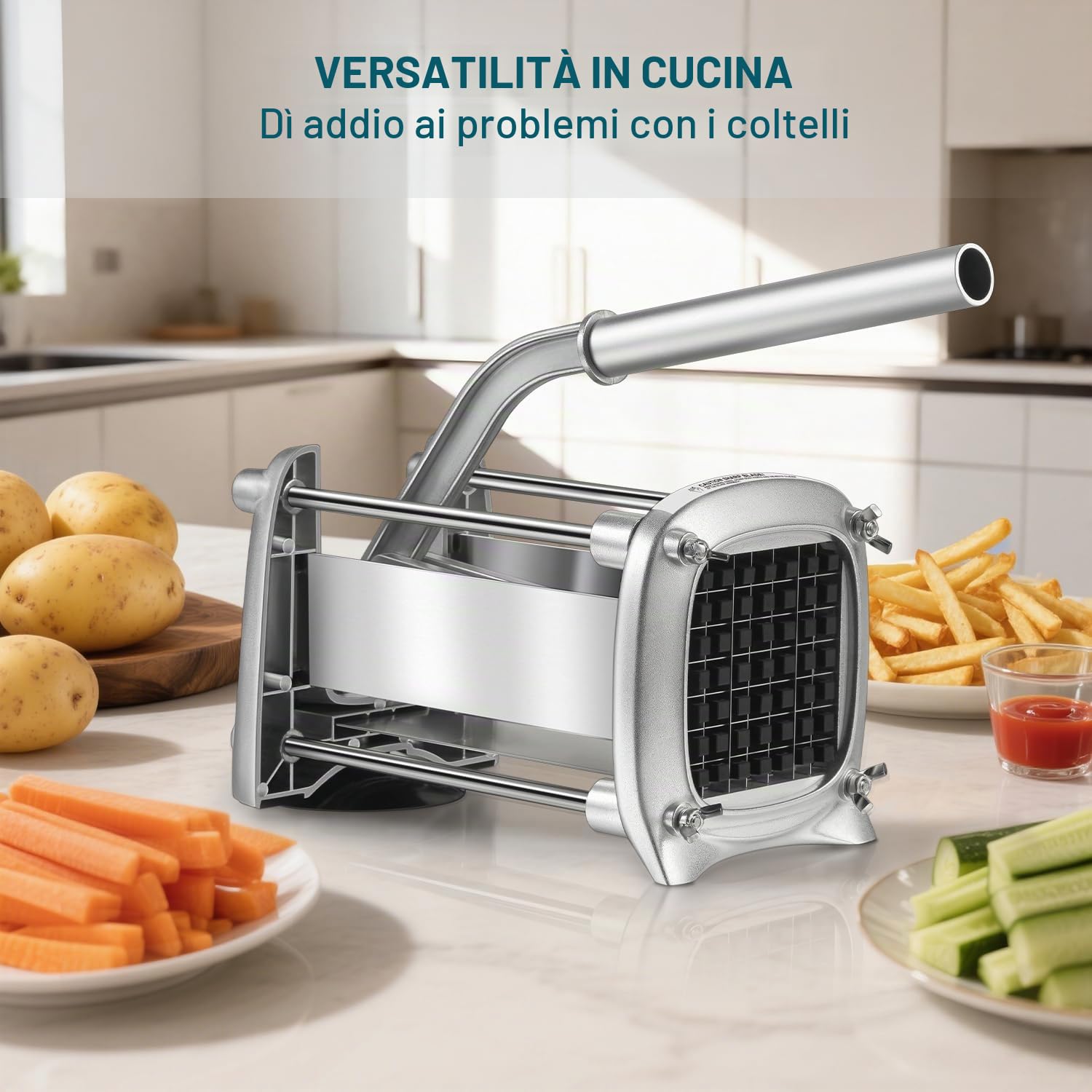 Taglia Patate Professionale, Sopito Taglia Patate a Bastoncino