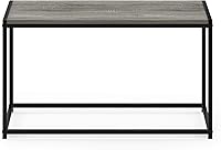 Vista 6 de FURINNO Camnus - Mesa de centro de diseño moderno, roble francés gris