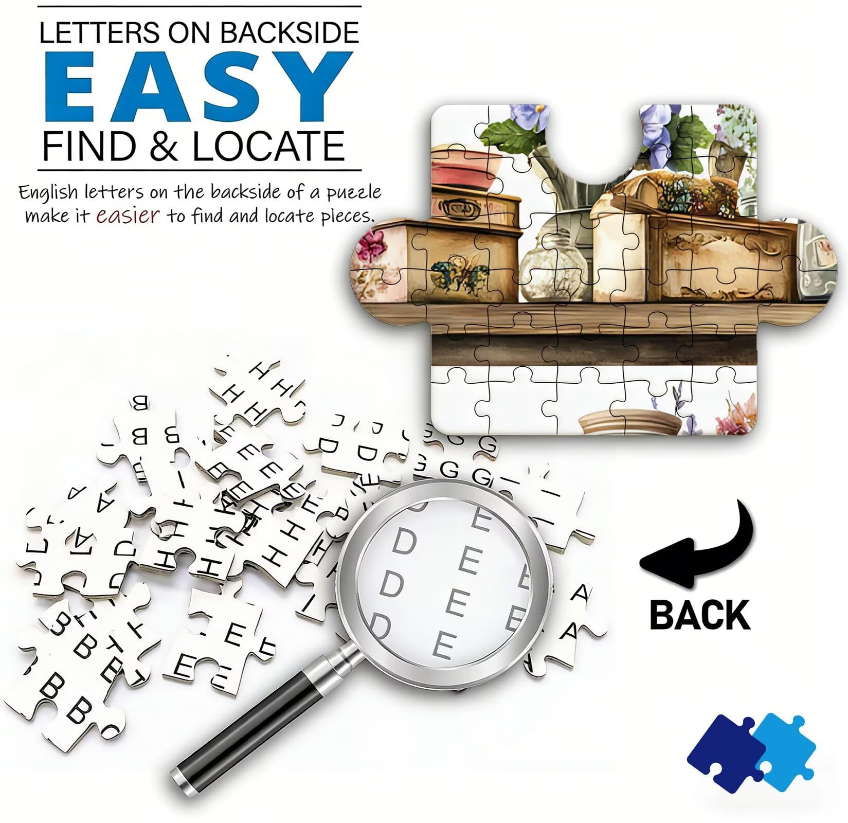Puzzle Puzzle 1000 elementów dla dorosłych z plakatem w zestawie, drewniane puzzle do gry rodzinnej, edukacyjna i antystresowa gra edukacyjna dekoracja ścienna, prezent urodzinowy, 75 x 50 cm retro