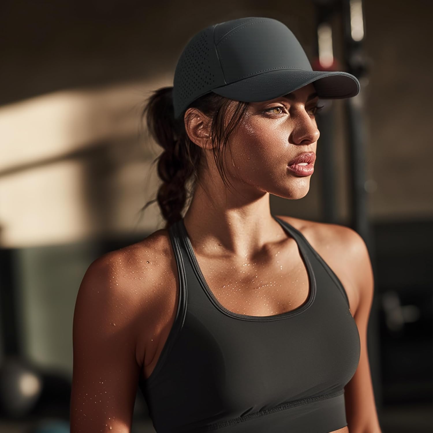 HH HOFNEN Quick Dry Baseball Cap Mesh Snapback Hat Sun and Rain Protection Structured Golf Trucker Hats for Men Women - Image 7