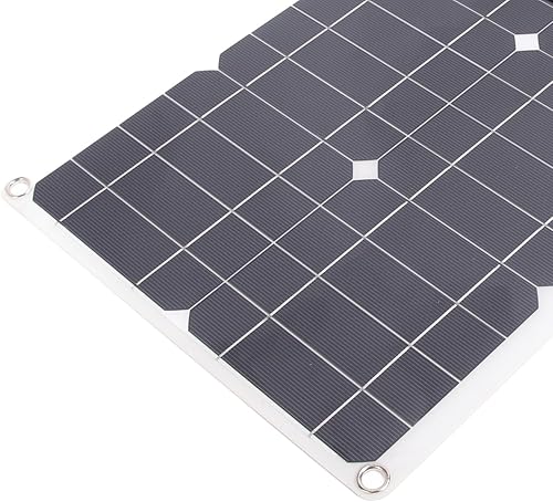 Miniatura 7 de WALFRONT Flexible Solar Panel Charger Monocrystalline 25W Portable Overload Protection 16V for RVs Yachts 12V Batteries