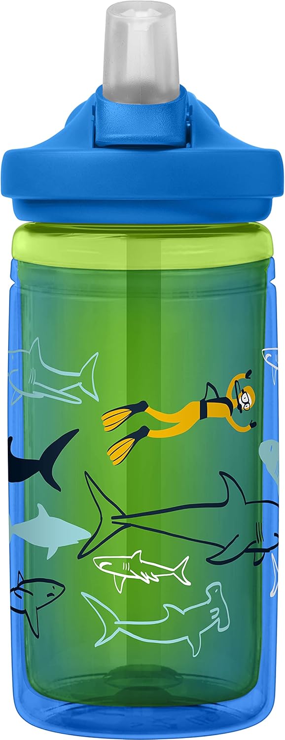 CamelBak Eddy+ Kids Bite Valve Straw Insulated Tritan Renew Water Bottle - Image 2