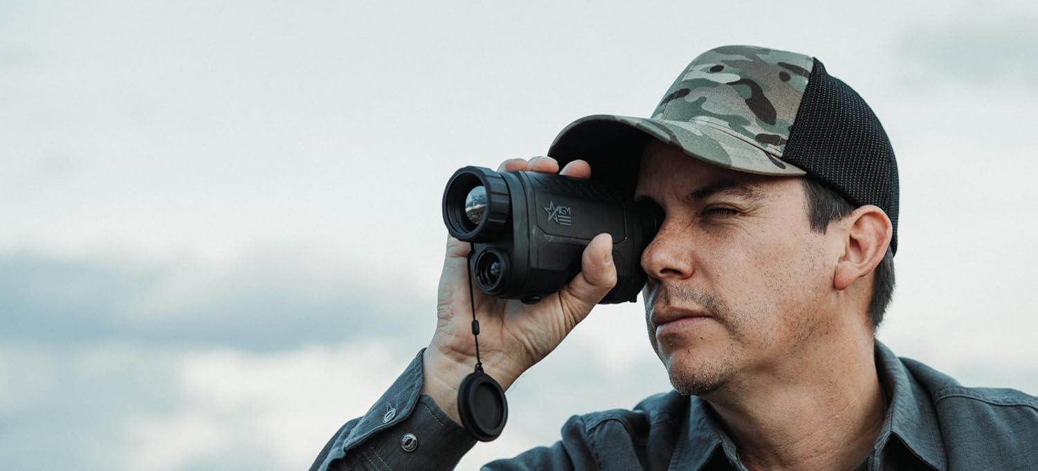 AGM Global Vision ReachIR LRF Thermal Imaging Monocular with 1000m Built-in Laser RangeFinder, 12 Micron Heat Vision IR monocular with LRF for Hunting - Image 9