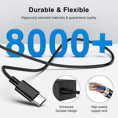 Miniatura 6 de Cargador para Nintendo Switch Adaptador de CA de repuesto para Nintendo Fuente de Alimentación 39W 15V 2.6A Carga Rápida con Cable USB C de 6.6 pies