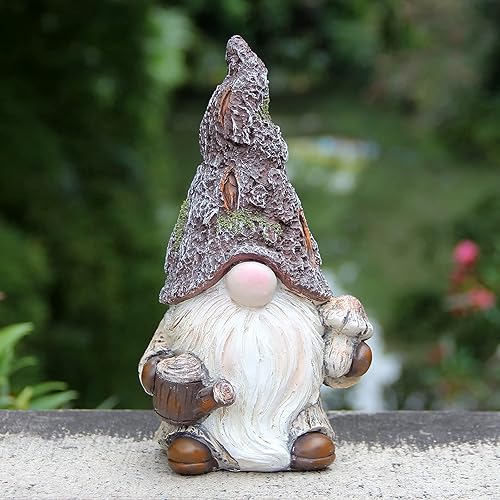 Miniatura 4 de Leekung Paquete de estatuas de gnomos de jardín y estatuas de jardín de ángeles