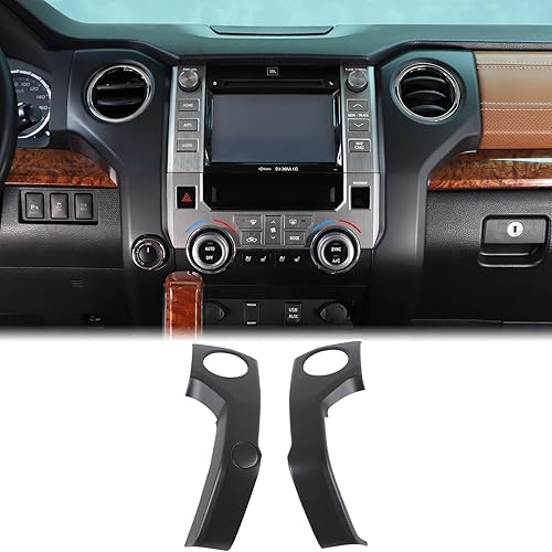 Miniatura 8 de Cubierta de salida de aire para consola central de automóvil, compatible con Toyota Tundra 2014-2021, consola central, panel de aire acondicionado,