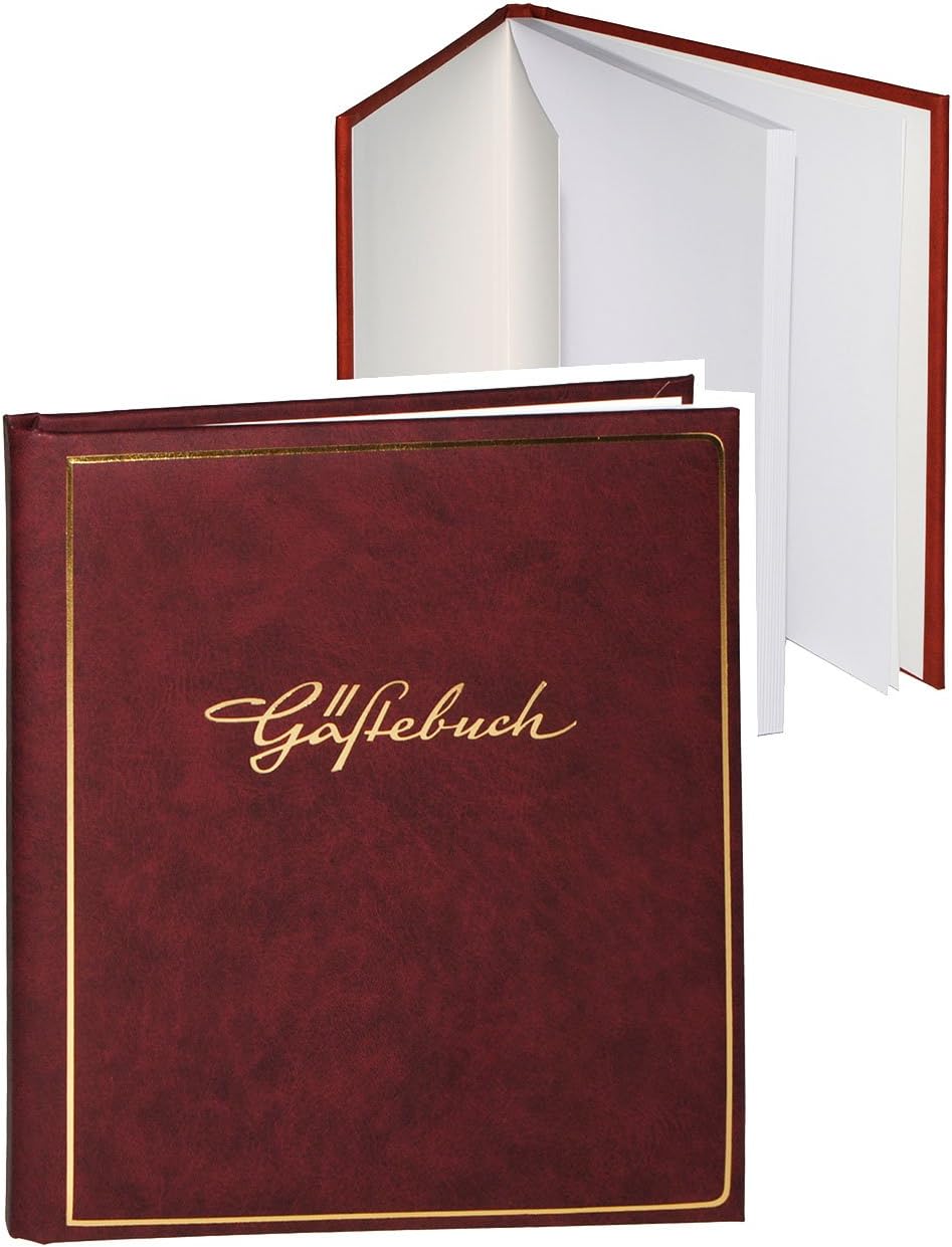 Amazon.de Gästebuch Gebunden zum Einkleben blanko groß 144