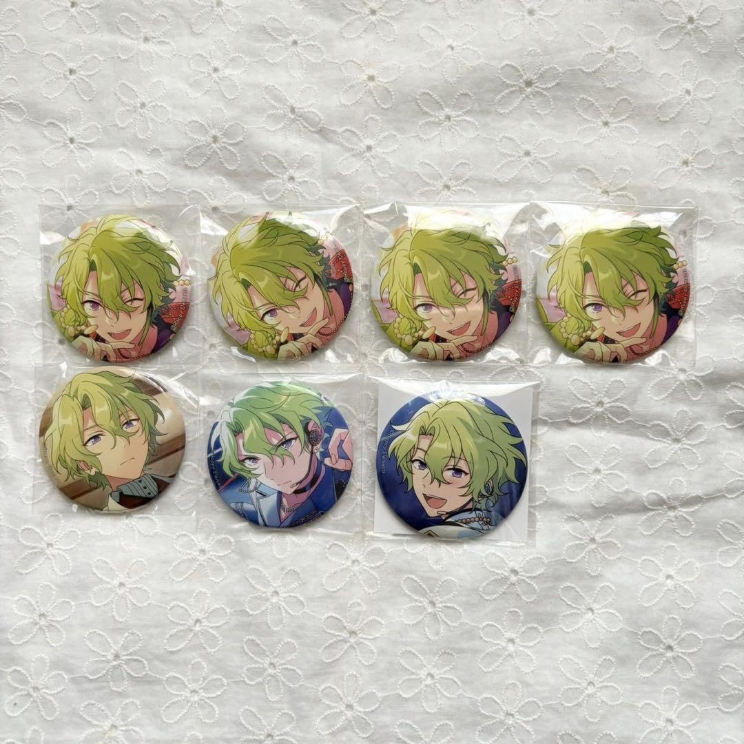 巴日和 シャッフル缶バッジ 3点 あんスタ 巴日和 イベコレ シャッフル ムーンライトディスコ