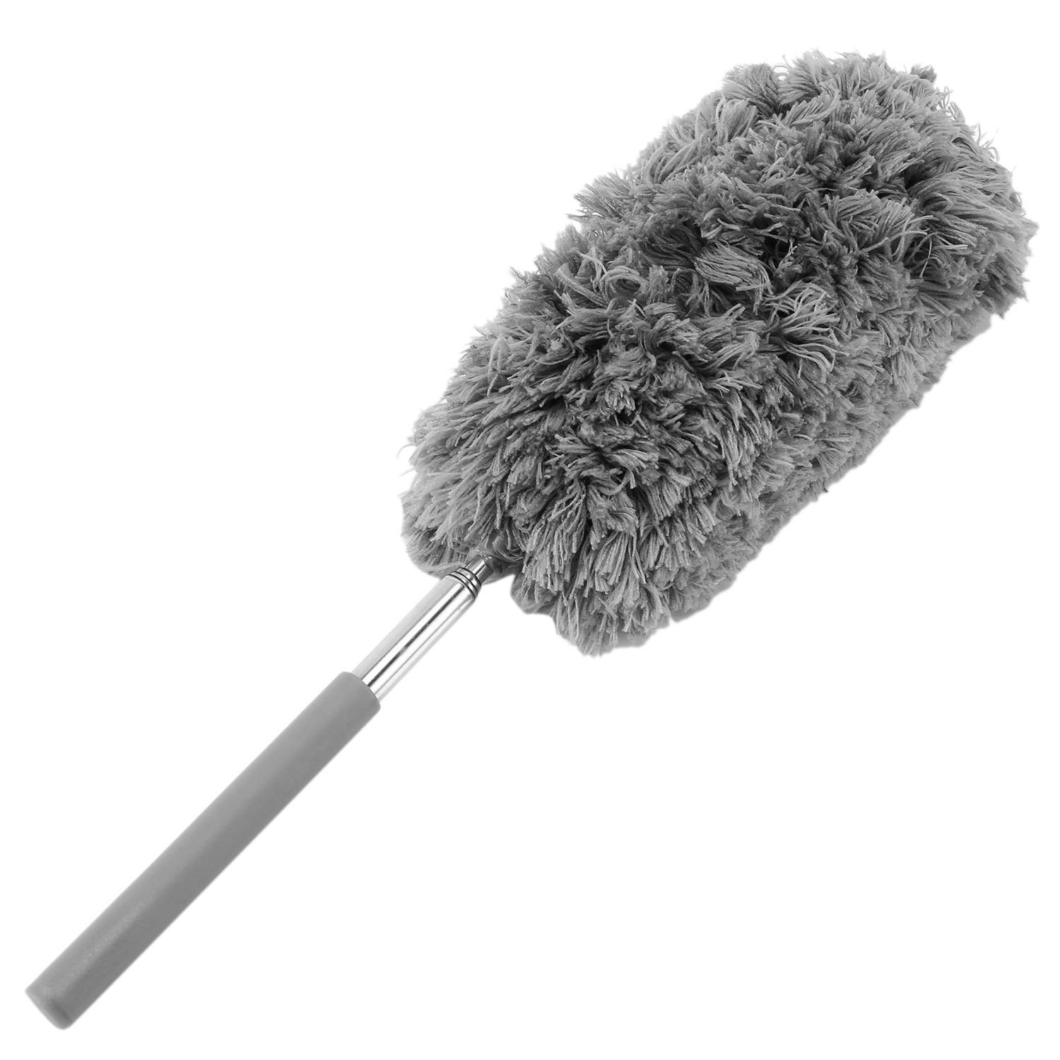 Cosine Grey Microfiber Dusting Retractable Household Cleaner Feather Duster Car Sweeper From The Dust Brush