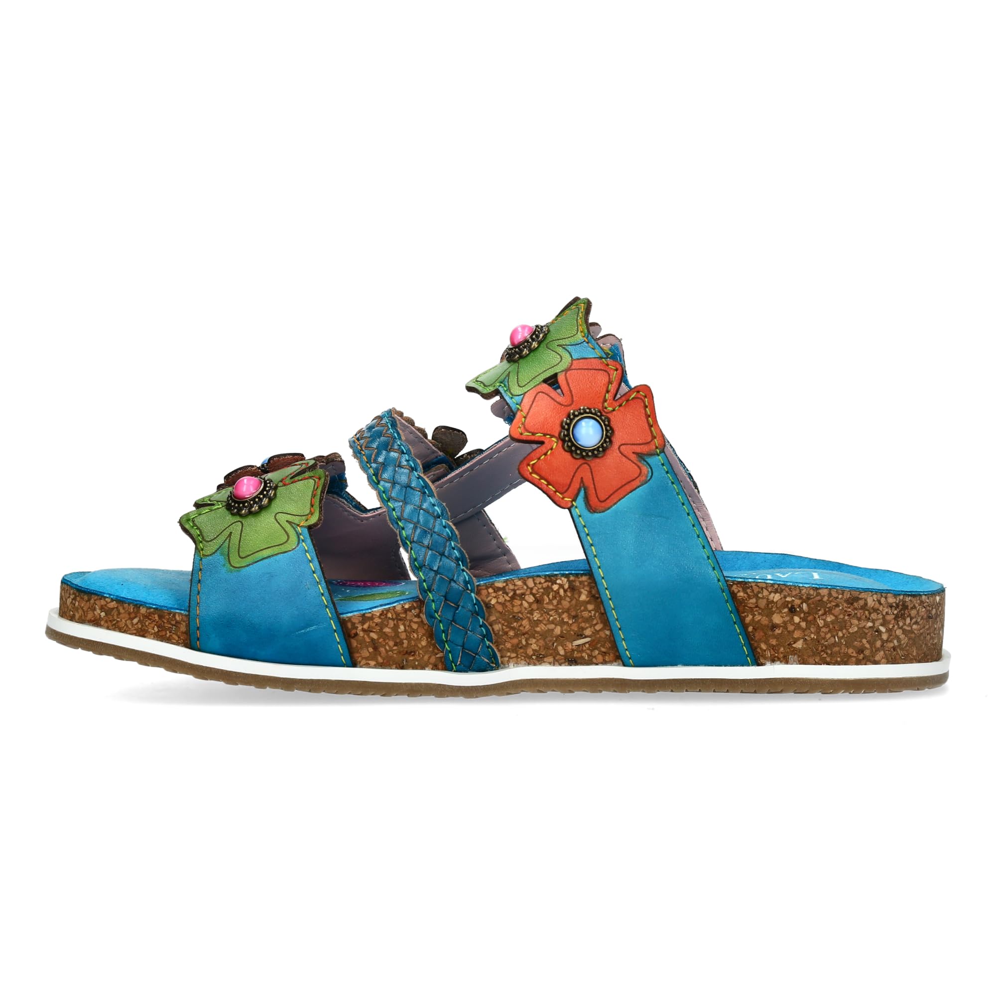 Laura Vita Mules Laura Vita BRCYANO 36 Femme Bleu