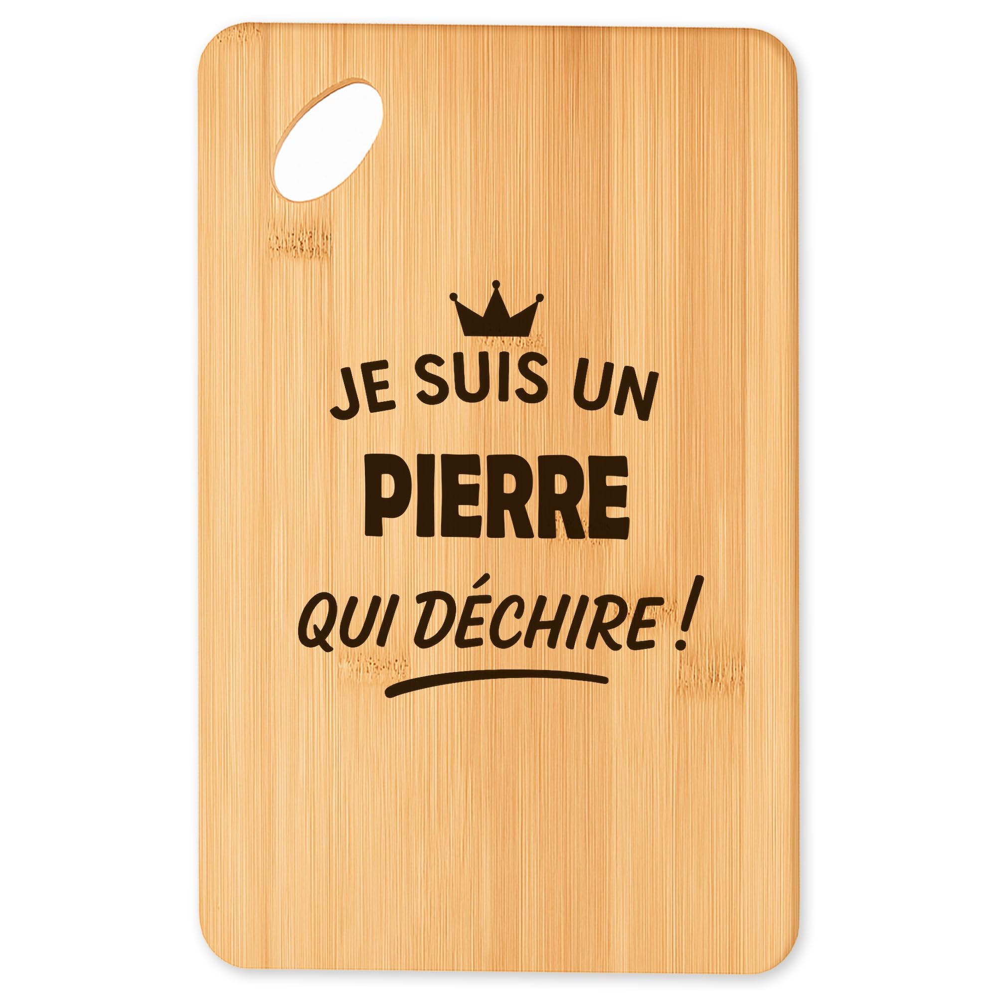 Planche à découper en bambou premium pour apéritif et cuisine