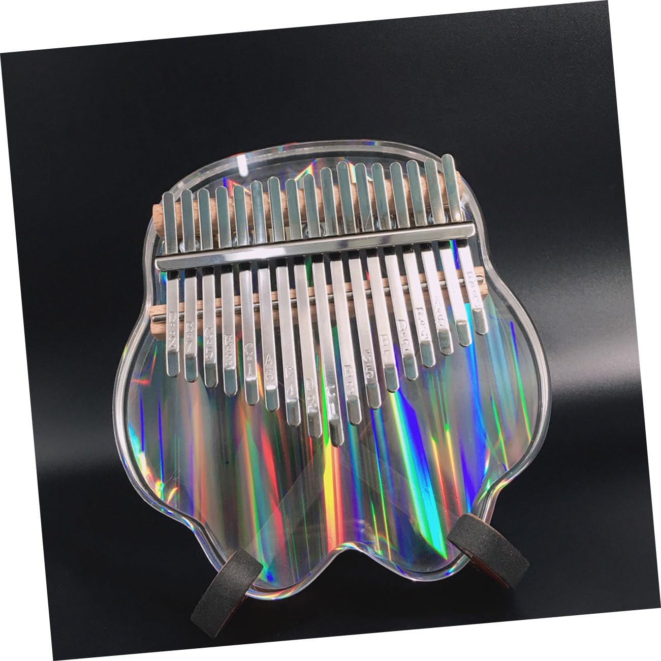 Kalimba Strumento Musicale 17 Tasti Acrilico Pianoforte A Pollice Per Principianti Dito Forniture Musicali Leggero Portatile