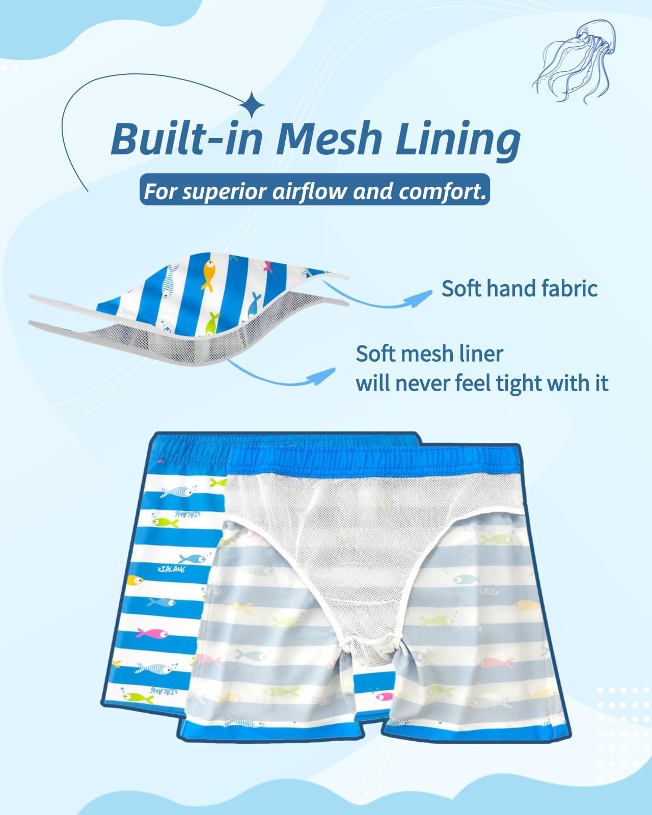 weVSwe Maillot de bain à manches longues pour garçon UPF 50+ 2 pièces