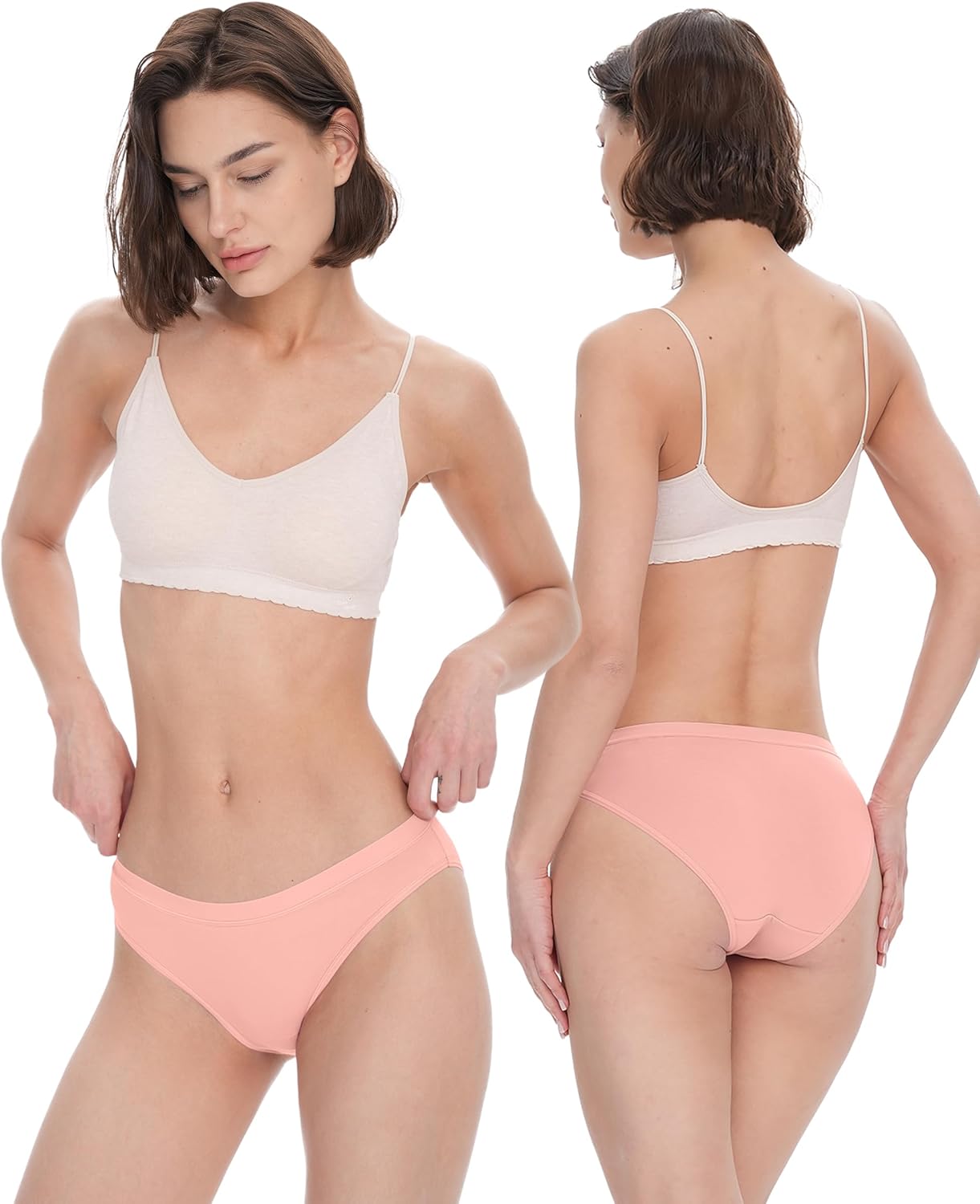 BAMBOO COOL Womens Underwear Bikini Underpants Hipster Ladies Panties Soft Stretch Breathable Panties for Women, 5-Pack - Image 2