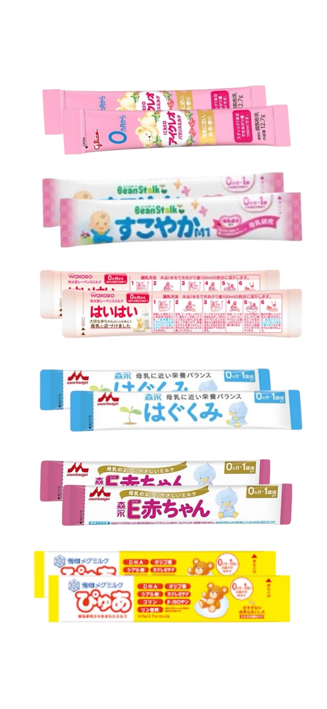 Amazon.co.jp: 【 6種類 合計12本入り お試しセット】赤ちゃん用