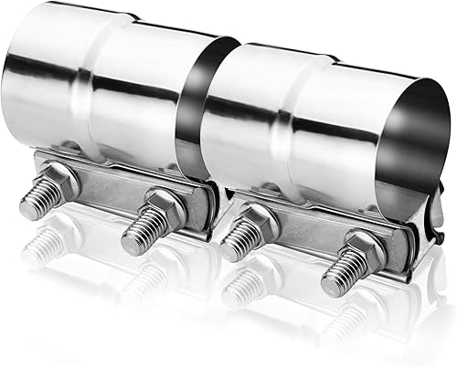 Abrazadera de escape de junta de regazo de 2.5 pulgadas, material de acero inoxidable 304 para tubos de escape, extremos de silenciador y conexión disponible en Yaxa Colombia