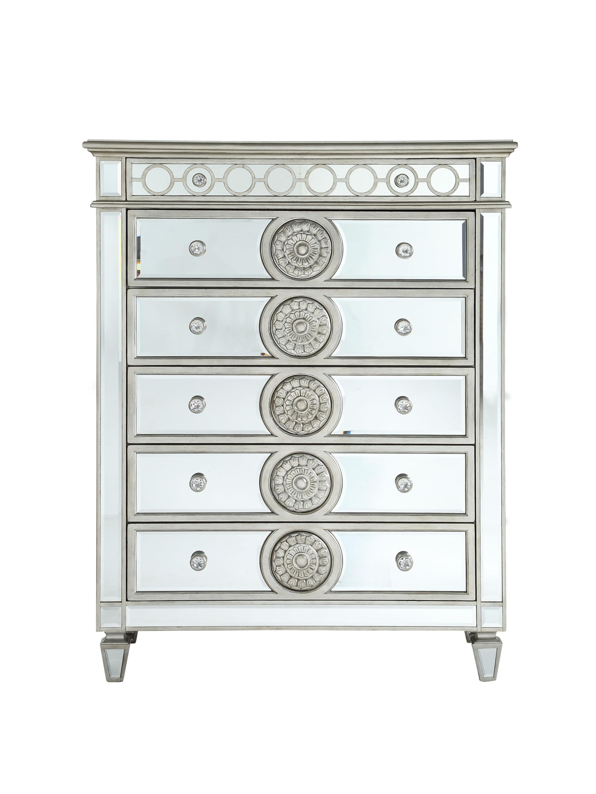Amazon.com: Acme Varian Chest in Mirrrored : Home & Kitchen