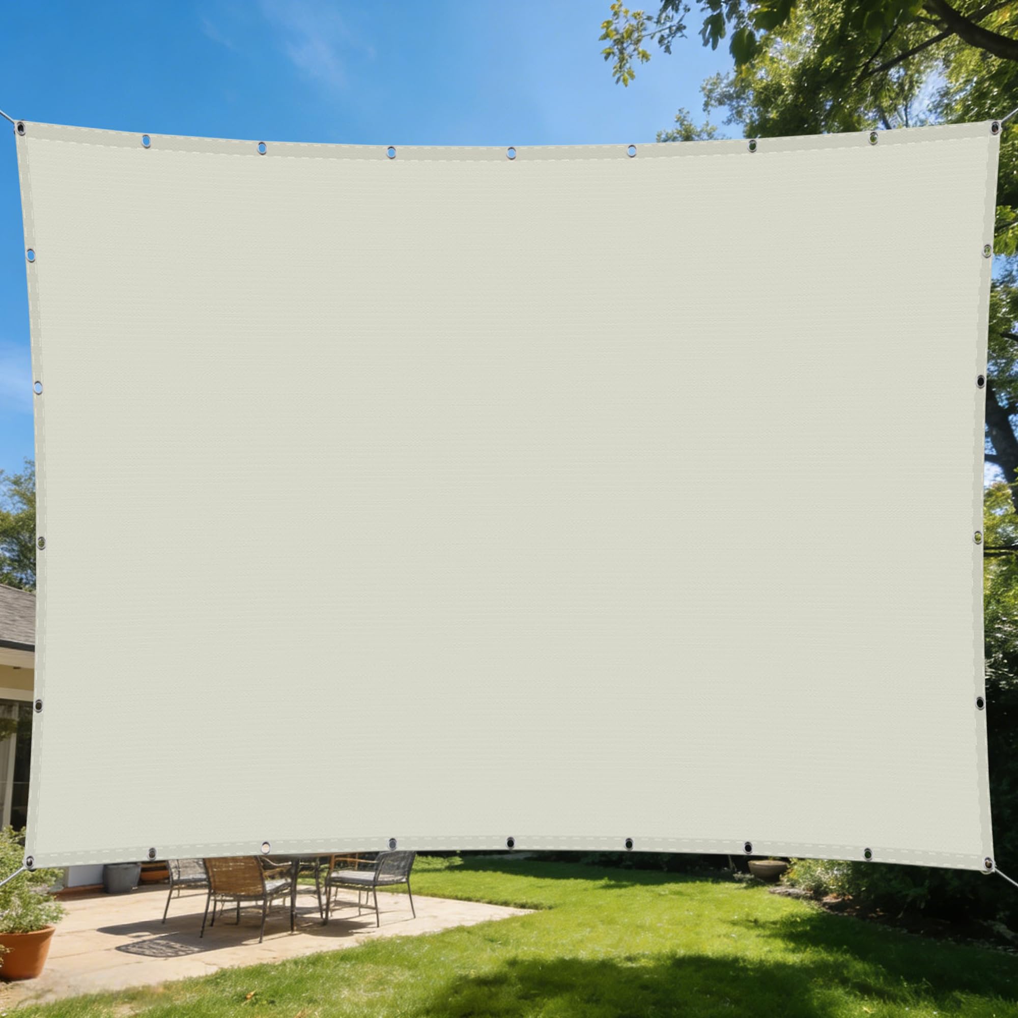 Toile d'ombrage 2 x 6 m d'ombrages protection solaire haute performance extérieur