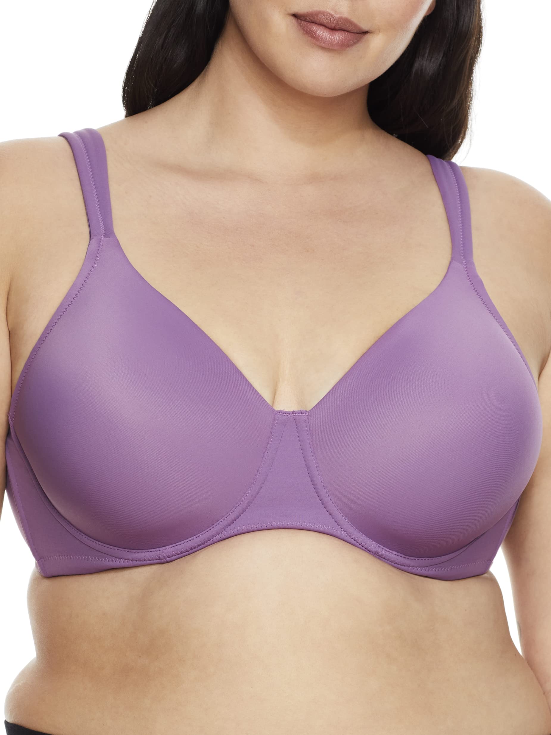 Leading Lady Brigitte Full Coverage Underwire T-Shirt Bra - Molded, Padded, Seamless Bra. Includes Plus Size Bras For Women