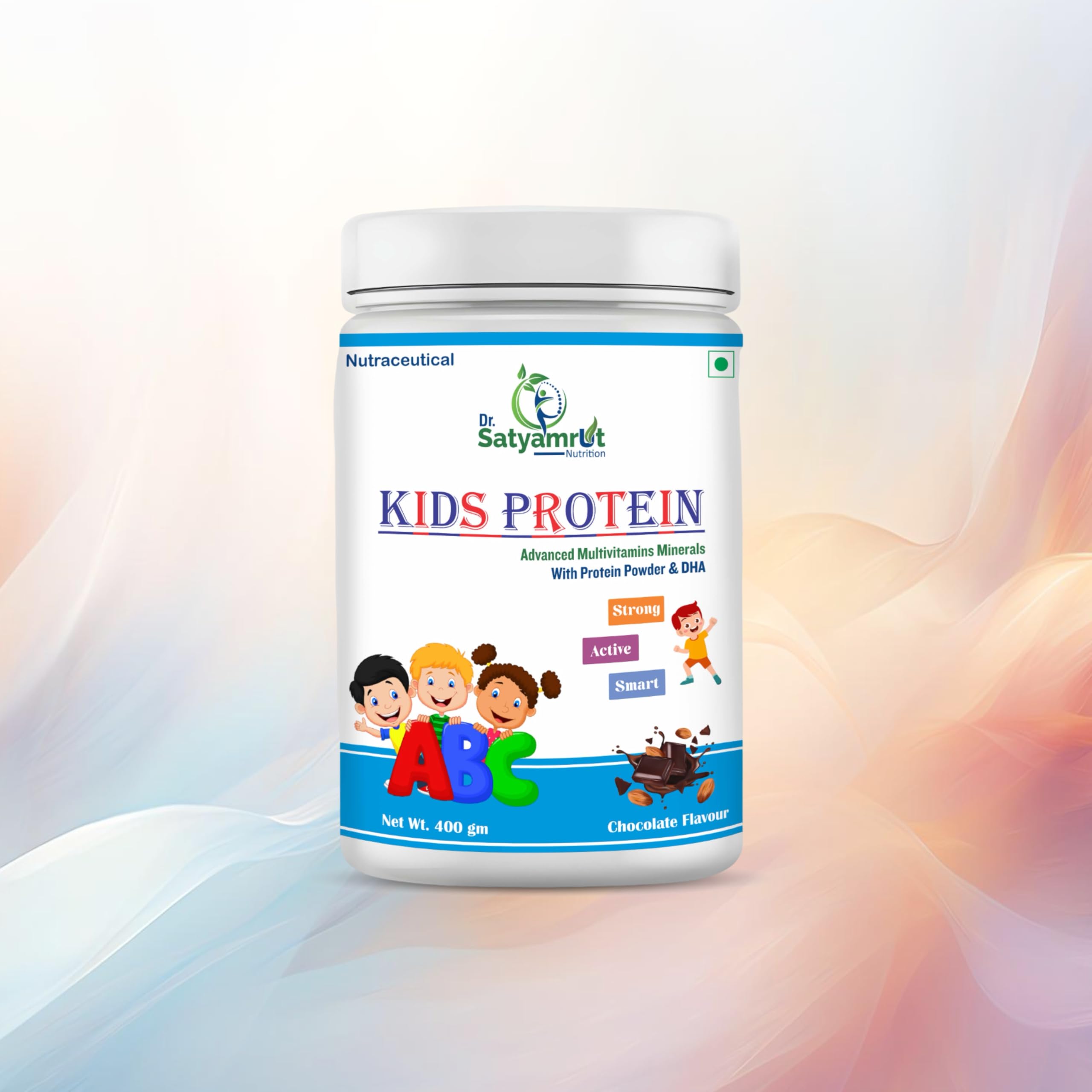 DR SATYAMRUT NUTRITIONAL Kids Protein Powder With DHA & Vitamin D for Growth & Strong Bones | Brain Development + Immunity For Growing Children | Delicious Chocolate Flavour | (400 gm) — Amazon image 9